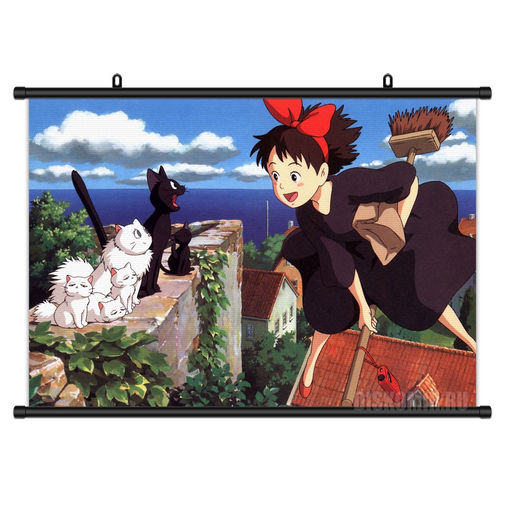 ���������� ������� ������� �������� Kiki's Delivery Service Kiki Okino and Jiji �� ����� � ����� �������� ������ �������� / Kiki's Delivery Service / Majo no Takkyuubin / ������ �������� ����