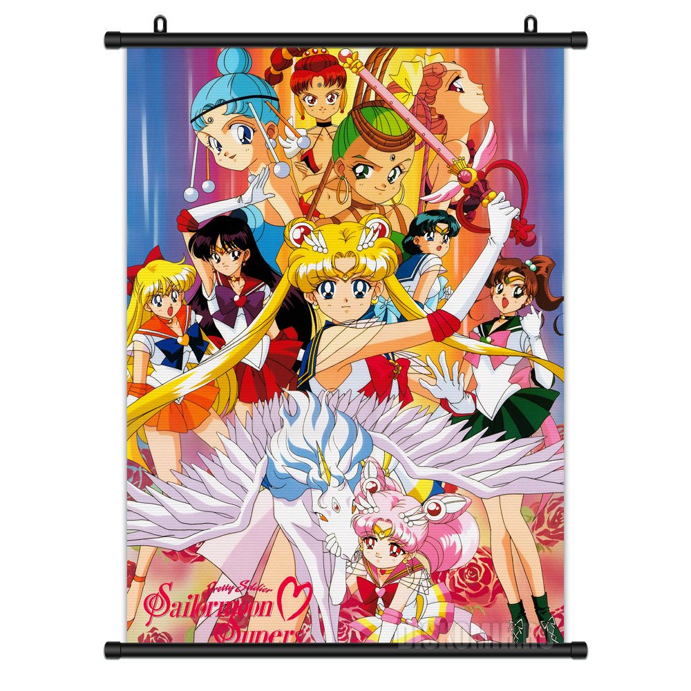 ���������� ������� ������� �������� Sailor Moon SuperS Official MOVIC Poster �� ����� � ����� ���������-���� ������ ��� / Bishoujo Senshi Sailor Moon / Pretty Soldier Sailormoon / ���������� ����������� � �������� ������ ���