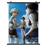   Attack on Titan Eren, Armin  Mikasa