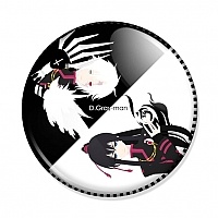  D.Gray-man - Allen Walker and Yuu Kanda minimalist art