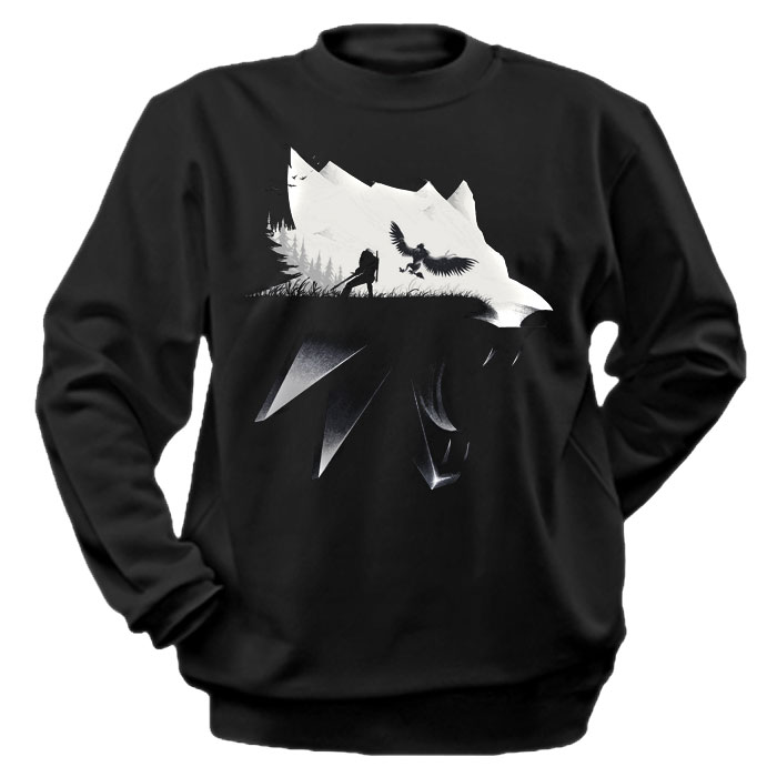 ���������� ������� ��������� The Witcher 3 Wolf Silhouette �� ����� � ����� ������� / The Witcher