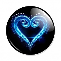  Kingdom Hearts Logo Heart