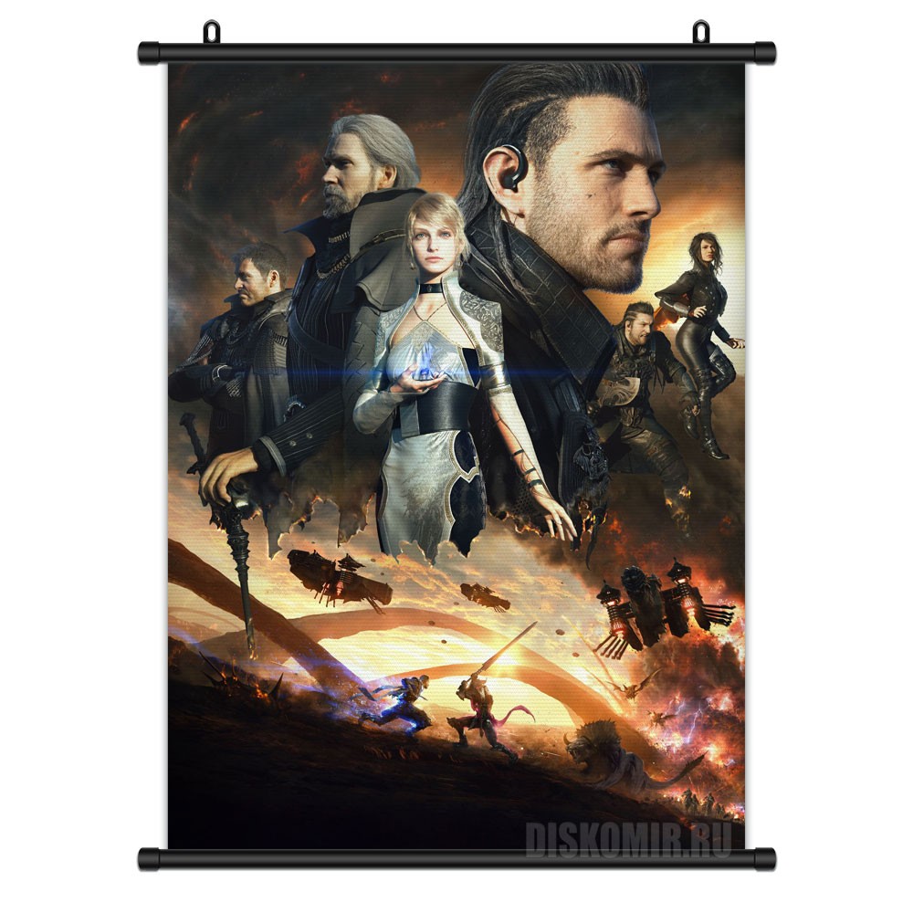 ���������� ������� ������� �������� Final Fantasy XV: Kingsglaive Key Art �� ����� � ����� ��������� �������� / Final Fantasy