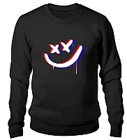  Drippy smiley / Anaglyph