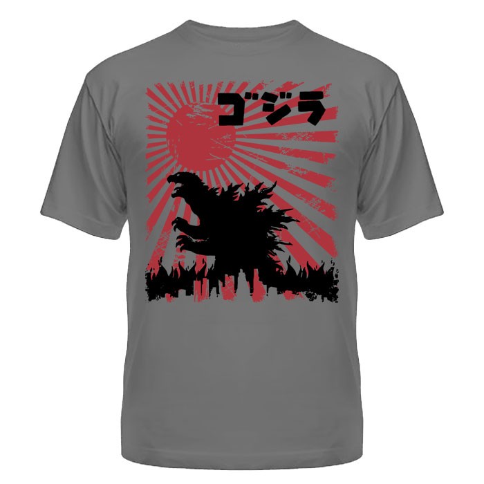 ���������� ������� �������� Godzilla Japan Flag �� ����� � ����� �������� / Godzilla