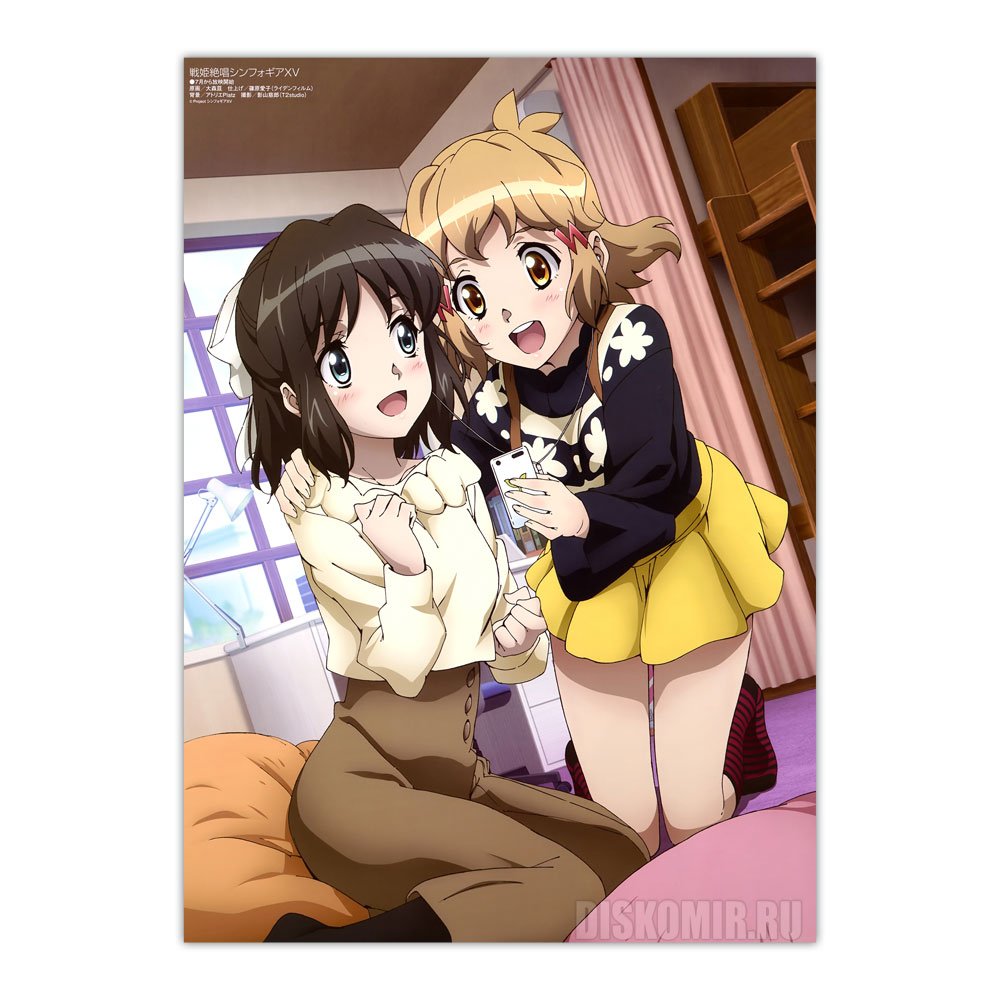 ���������� ������� ������ �������� Senhime Zesshou Symphogear - Miku Kohinata, Hibiki Tachibana �� ����� � ����� �������� / Senki Zesshou Symphogear / Senhime Zesshou Symphogear / ����� ������ ��������: ������������