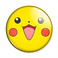  Pokemon - Pikachu face