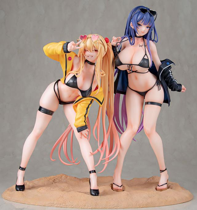 ������� Yuna & Sayuri 2 Figure Set w/Special Base Illustration by Biya & K Pring 1/6 Complete Figure