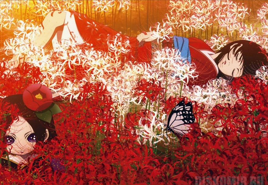 ������ �������� Jigoku Shoujo Mitsuganae Ai Enma & Kikuri