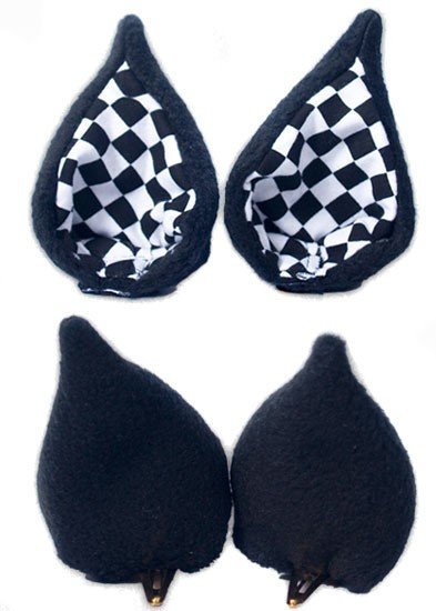 ���������� ������� ���� Sweet Kawaii Clip on Cat Ears - Checkered �� ����� � ����� 