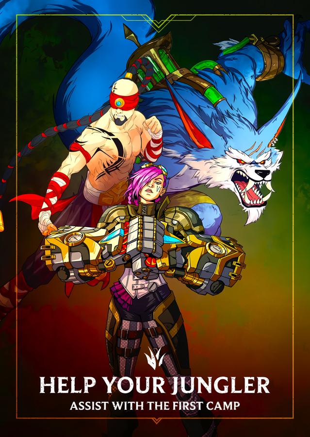 ������ �������� League of Legends / Help your jungler