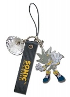 Phone Charm: Sonic The Hedgehog - Silver Sonic w/ Chaos Emerald  GE6214