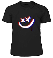  Drippy smiley / Anaglyph