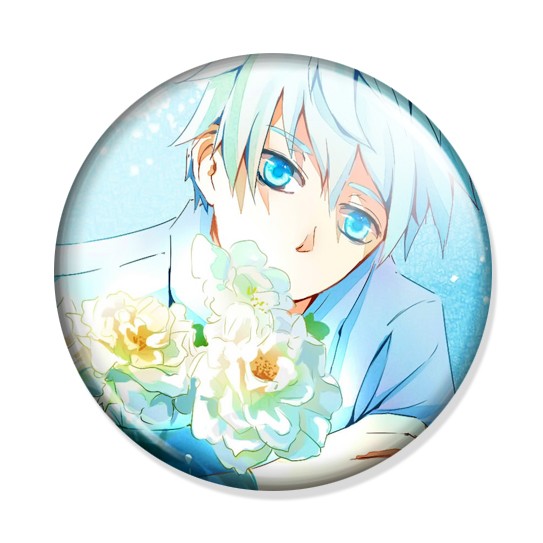 ���������� ������� ������ Kuroko no Basuke - Tetsuya Kuroko with white flowers �� ����� � ����� ��������� ������ / Kuroko's Basket Ball / The Basketball Which Kuroko Plays / Kuroko no Basuke / ���������, � ������� ������ ������