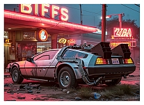      / DeLorean DMC Digital art