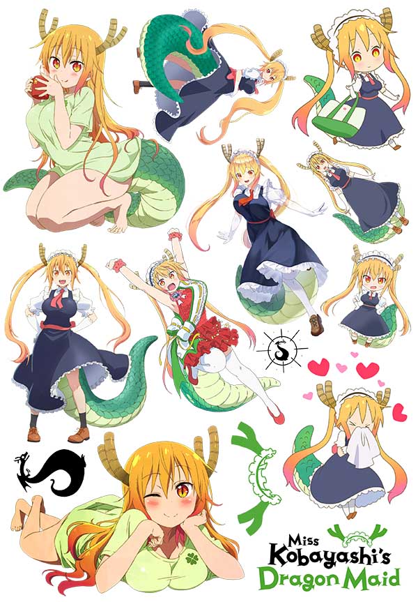 ������� ��������� Kobayashi-san Chi no Maid Dragon / Tooru
