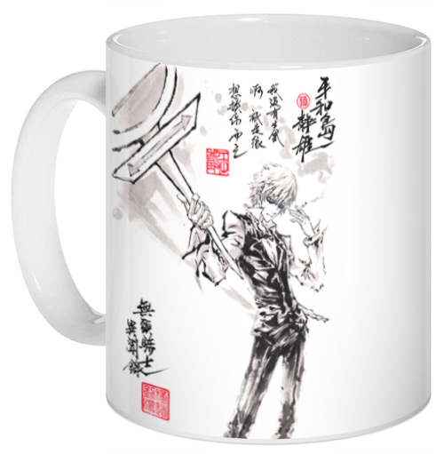 ���������� ������� ������ Sumi-e "Durarara!!" Izaya Orihara � Shizuo Heiwajima �� ����� � ����� ��������!! / Durarara!!