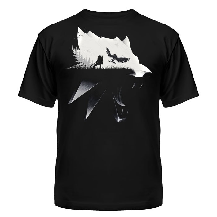 ���������� ������� �������� The Witcher 3 Wolf Silhouette �� ����� � ����� ������� / The Witcher