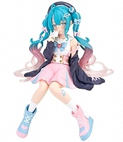  SAV Vocaloid Noodle Stopper Figure Hatsune Miku Love Sailor Fuku Gray Ver