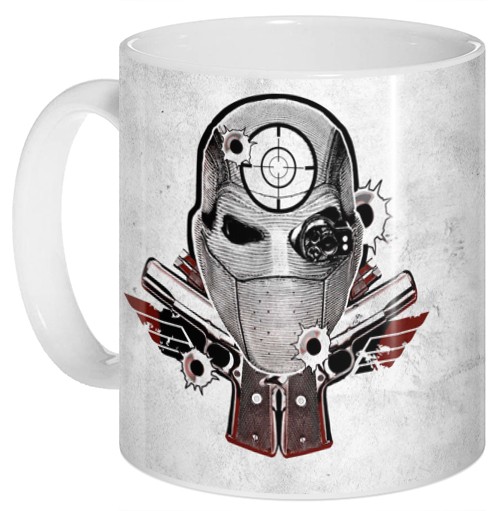 ���������� ������� ������ Suicide Squad - Deadshot logo �� ����� � ����� ����� ��������� / Suicide Squad