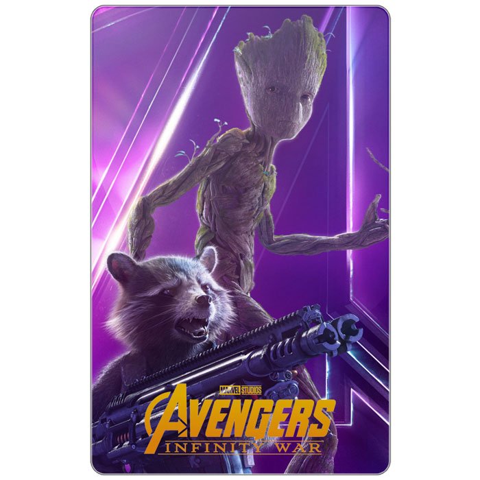 ������ ������������� "Avengers: Infinity War" Groot � Rocket Raccoon