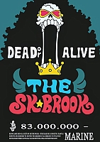   One Piece - Brook as "Soul King Brook" Wanted Poster