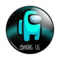  Among Us Cyan