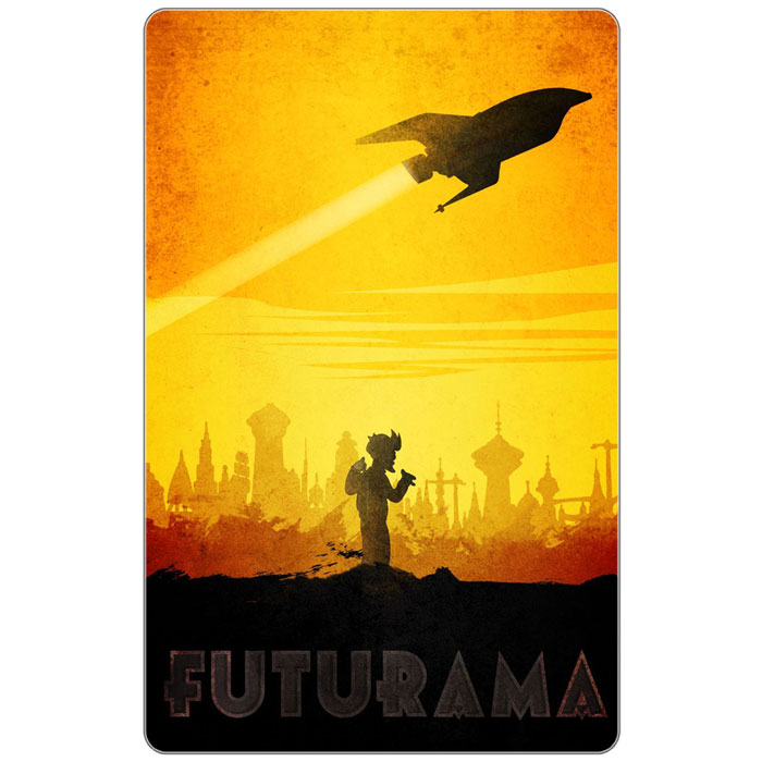 ������ ������������� Minimalist Tv Show: Futurama - Fry