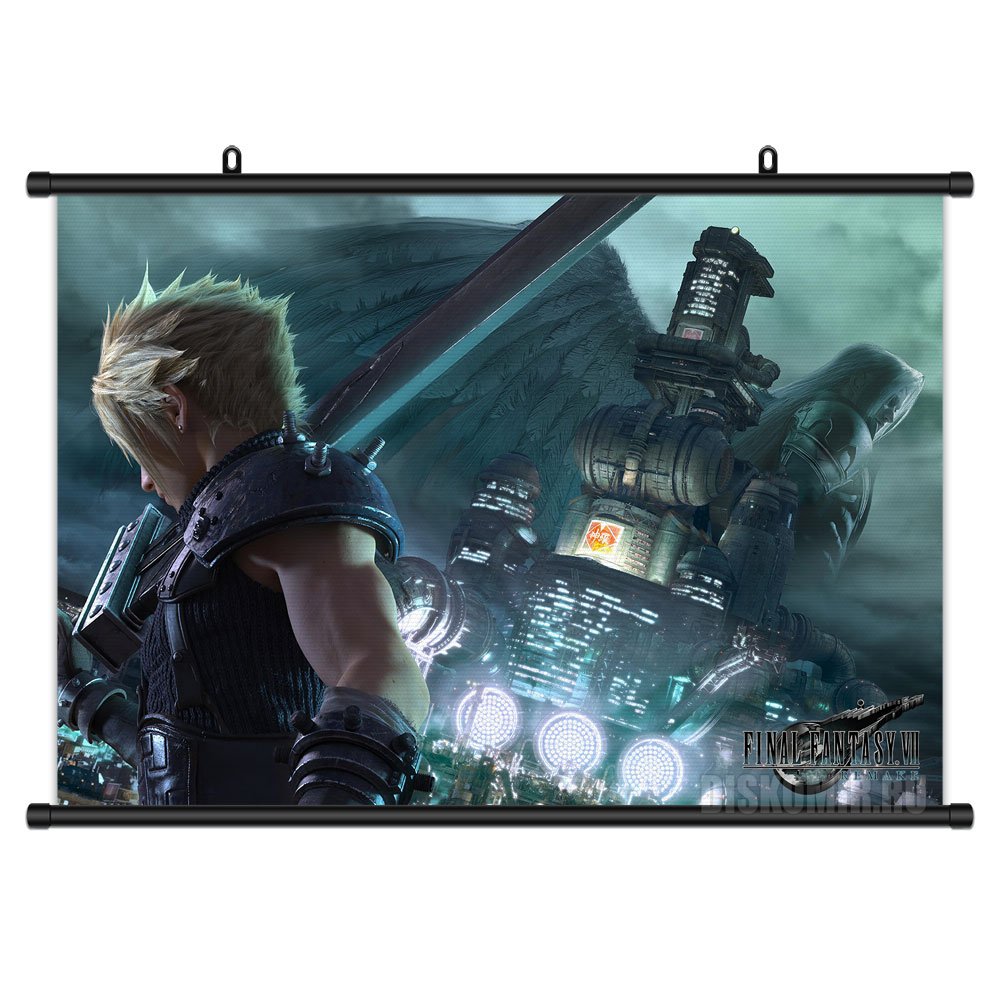 ���������� ������� ������� �������� Final Fantasy VII Remake - Sephiroth � Cloud Strife �� ����� � ����� ��������� �������� / Final Fantasy