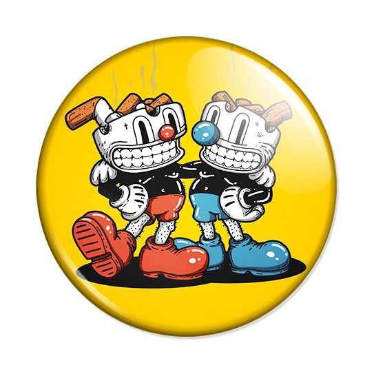 ���������� ������� ������ Cuphead Mugman � Cuphead Ash-pot �� ����� � ����� ������������ / Cuphead