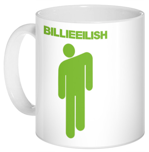 ���������� ������� ������ "Billie Eilish" Logo �� ����� � ����� ����� �����  / Billie Eilish