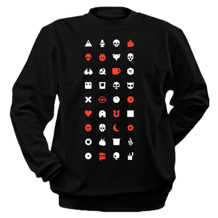 ���������� ������� ��������� LOVE DEATH + ROBOTS Symbols �� ����� � ����� ������, ������ � ������ / LOVE DEATH + ROBOTS / Love, Death & Robots