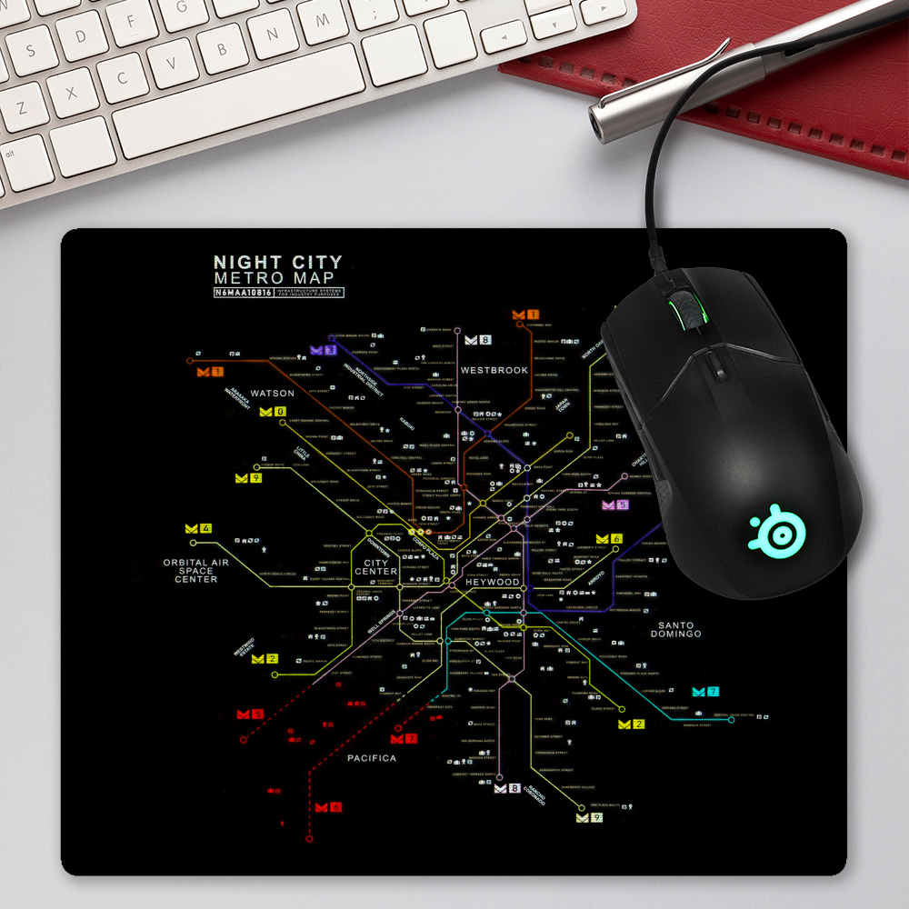 ���������� ������� ������ ��� ����� ������������� Cyberpunk 2077 - Night City Metro Map �� ����� � ����� Cyberpunk 2077 / ��������� 2077