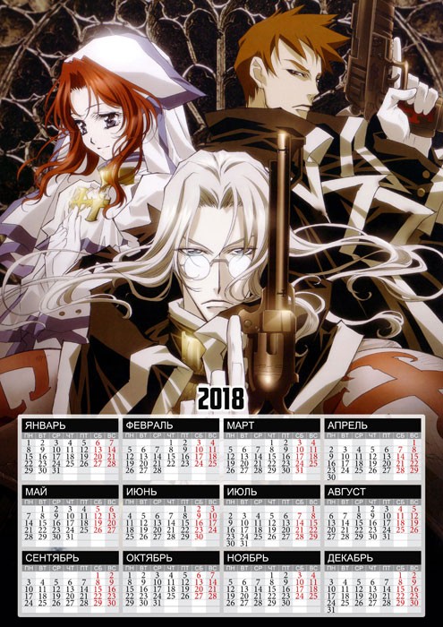��������� �������� �3 �� 2025 ��� Trinity Blood Abel Nightroad, Tres Iqus, Esther Blanchett