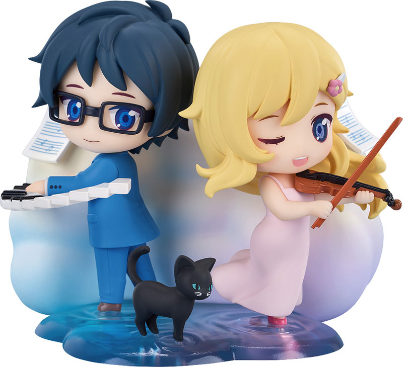 ������� Qset+ Your Lie in April Kaori Miyazono & Kosei Arima Complete Figure