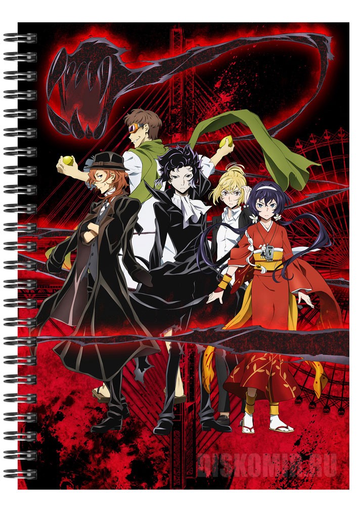���������� ������� �������� ��� ��������� A5 Bungou Stray Dogs - Port Mafia �� ����� � ����� ������� �� �������� ���� / Bungou Stray Dogs / ����� �������� ����