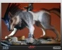 Zelda Twilight Princess: Wolf Link and Midna Poly-Stone Statue