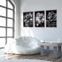     - Black & White Flowers