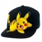  Cap: Pokemon - Pikachu Black Snapback SB1B7PPOK