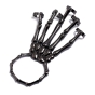    Punk Vintage Skull Ghost Claw Metal Pearl Ring Five Finger