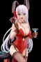 ������� 1/6 scaled pre-painted figure of The Demon Sword Master of Excalibur Academy Riselia Ray Crystalia wearing crimson bunny costume with Nip Slip Gimmick System Pack