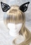 ���� Sweet Kawaii Clip on Cat Ears - Damask (White)