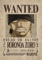 ������ �������� One Piece - Roronoa Zoro Wanted Poster