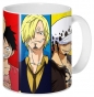  One Piece - Monkey D. Luffy, Roronoa Zoro, Sanji, Portgas D. Ace, Trafalgar Law