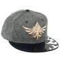 Cap: Zelda - Skyward Sword Metal Triforce Gray Flatbill