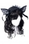  Dark Sweet Kitty Lolita Headpiece (Checkered)