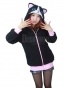     / Hoodie Kigurumi Black Cat