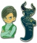   Pins: Blue Dragon - Jiro & Minotaur (Set of 2)  GE7460