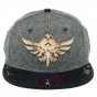  Cap: Zelda - Skyward Sword Metal Triforce Gray Flatbill