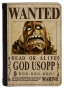    One Piece - God Usopp Wanted Poster